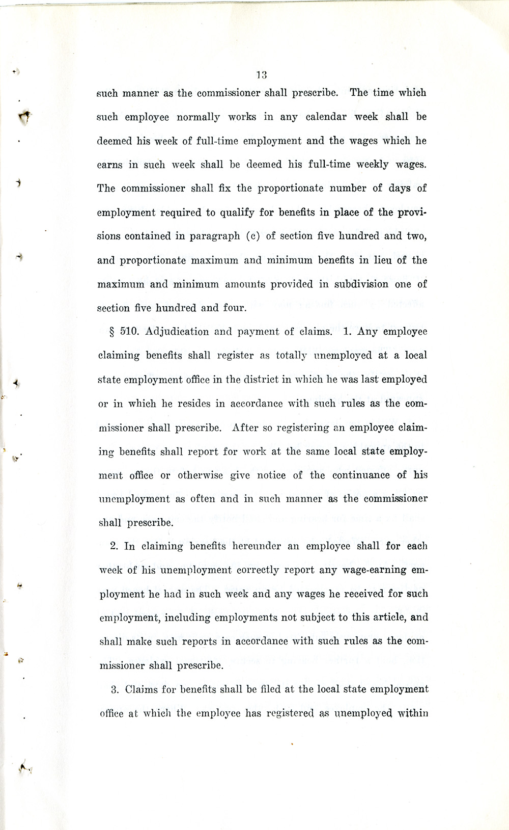 Unemployment Insurance Law page 13
