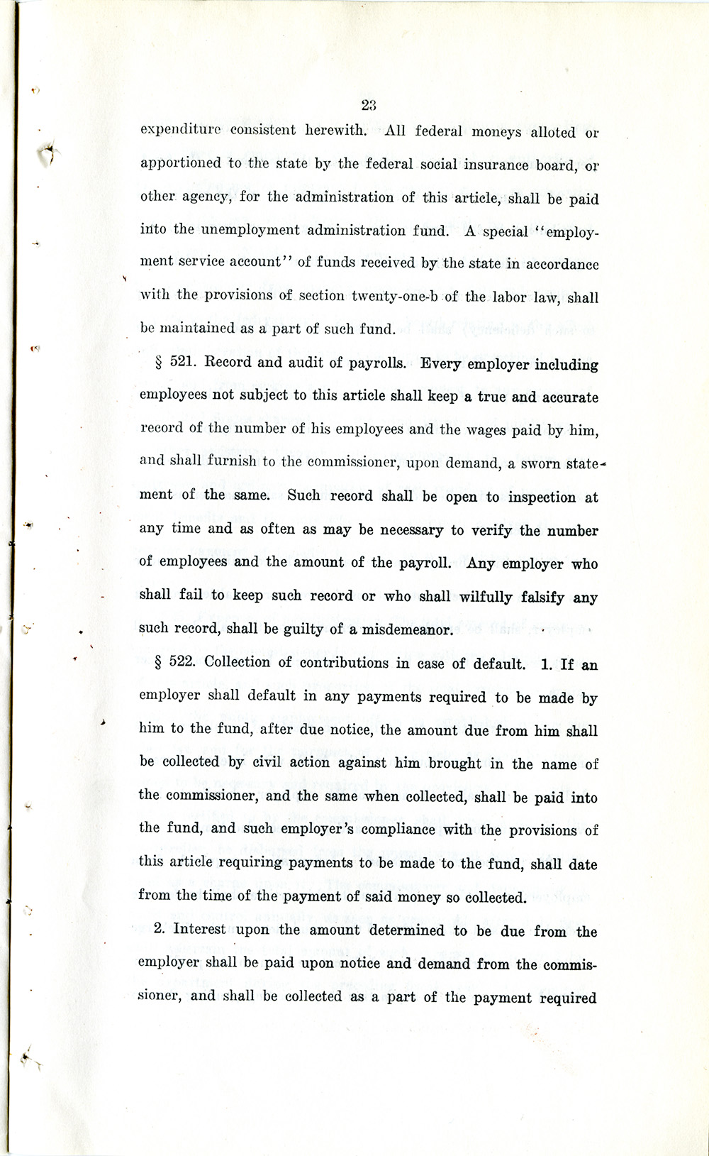 Unemployment Insurance Law page 23