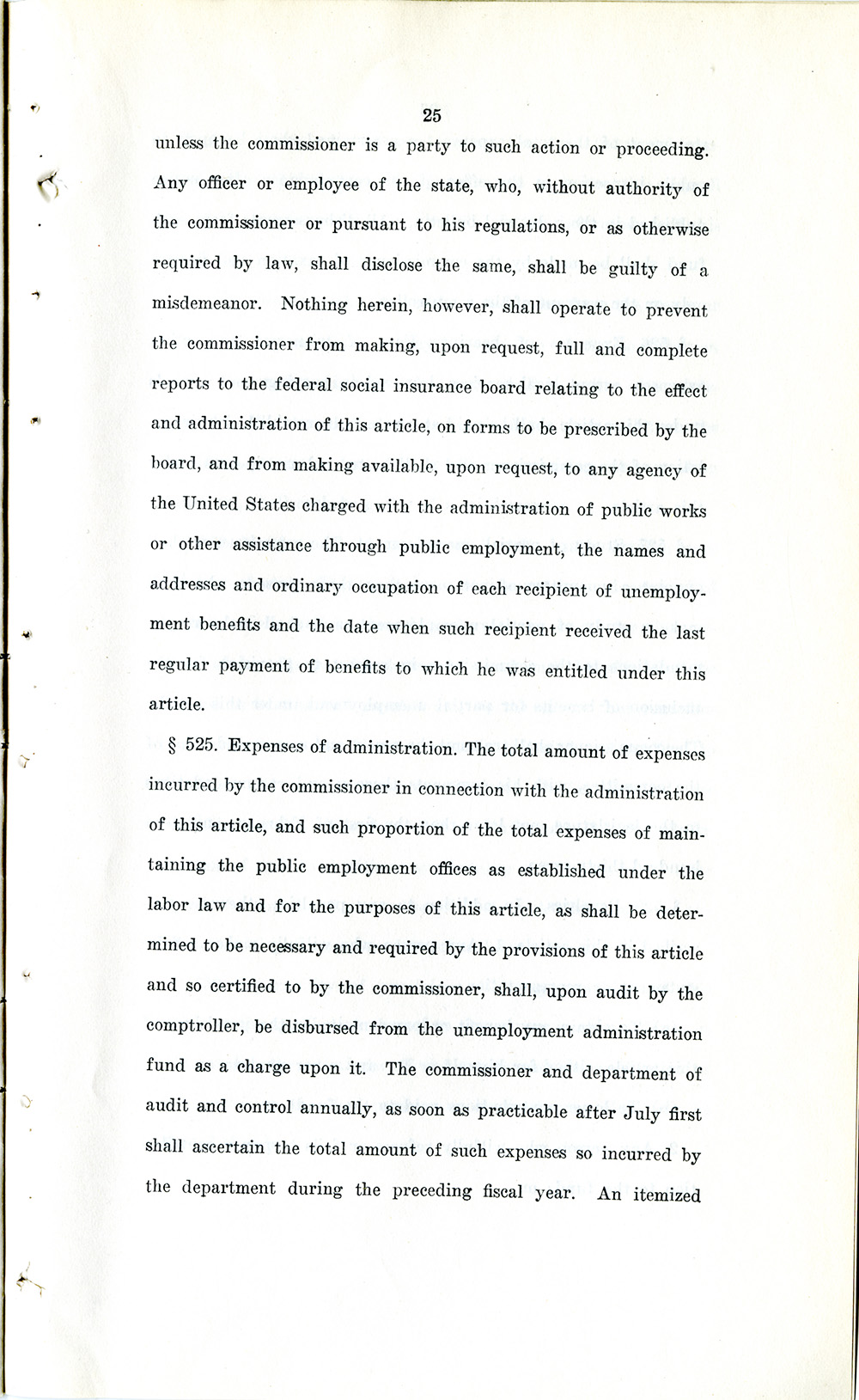 Unemployment Insurance Law page 25