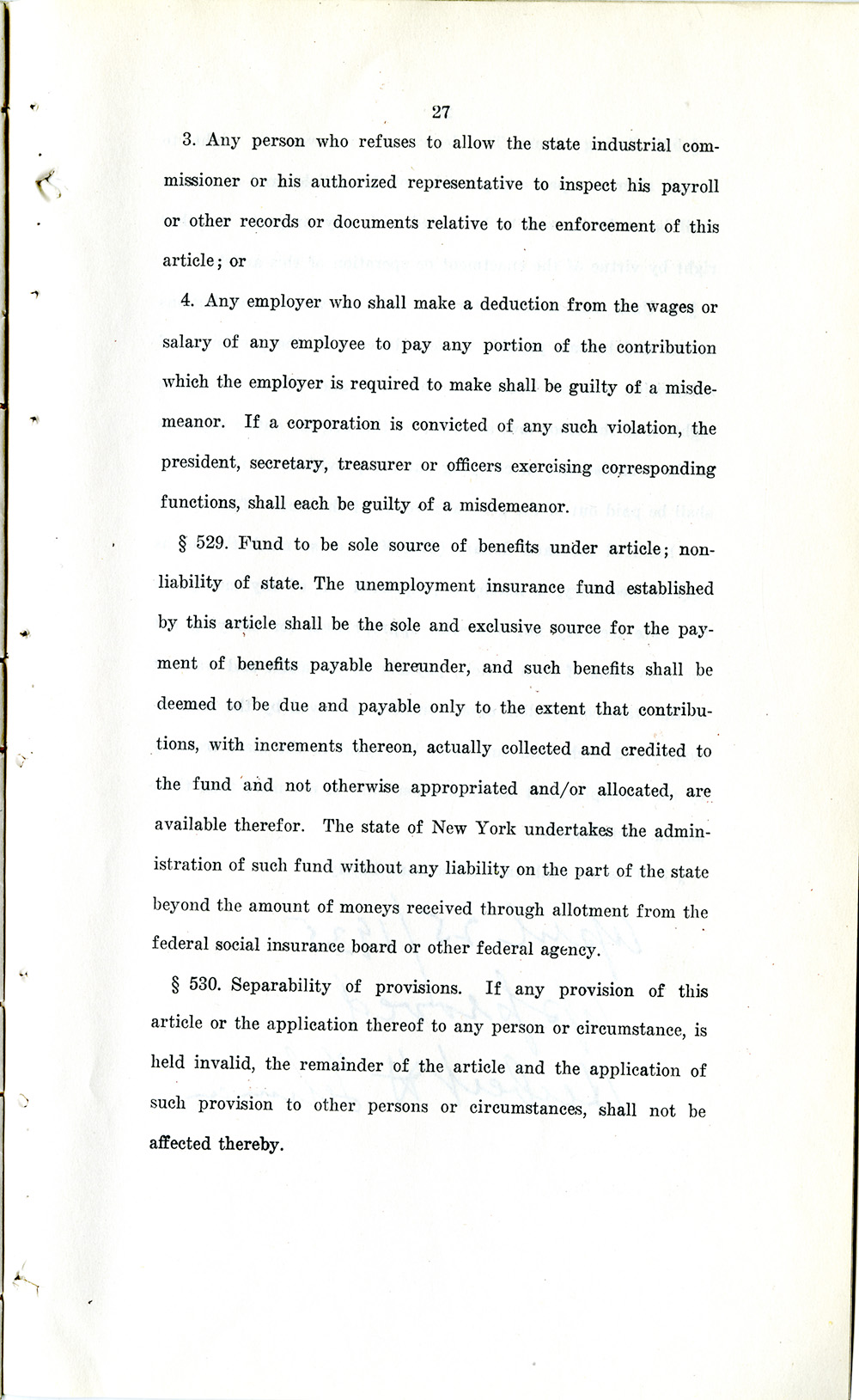 Unemployment Insurance Law page 27