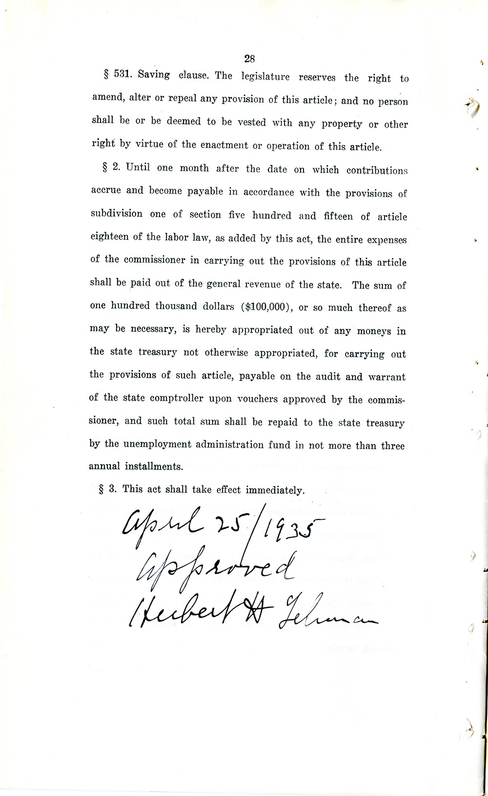 Unemployment Insurance Law page 28