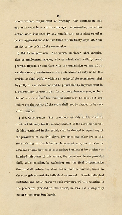 New York State Antidiscrimination Law thumbnail page 13