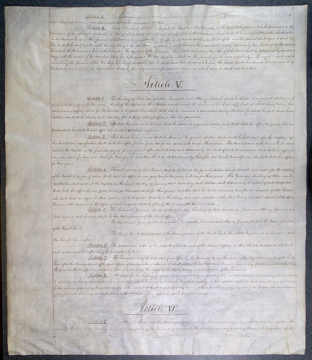 Third Constitution of the State of New York page 9