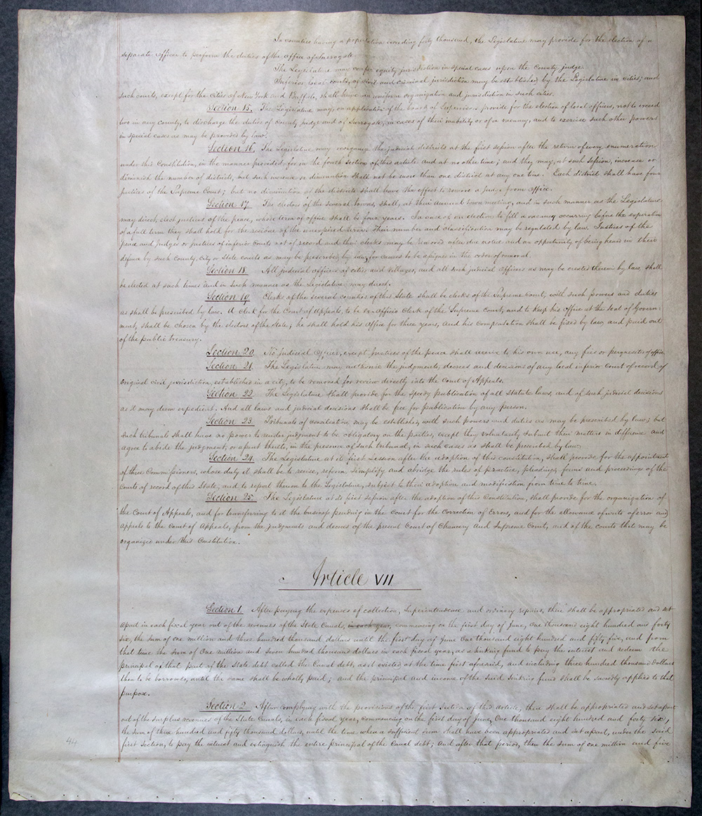Third Constitution of the State of New York page 11