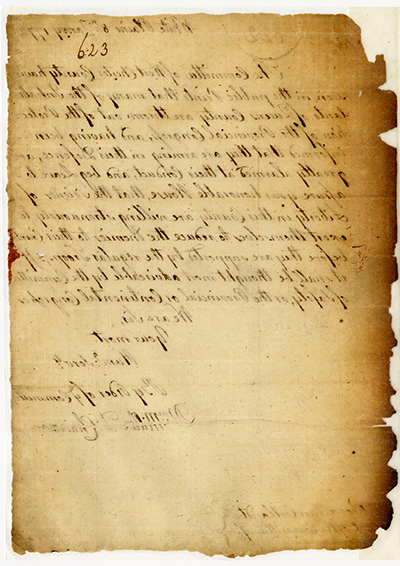 Load Letter from the Westchester County Committee of Safety in Main Document Viewer