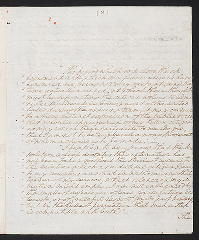 First draft of farewell address : manuscript, 1796 May 15 thumbnail page 3