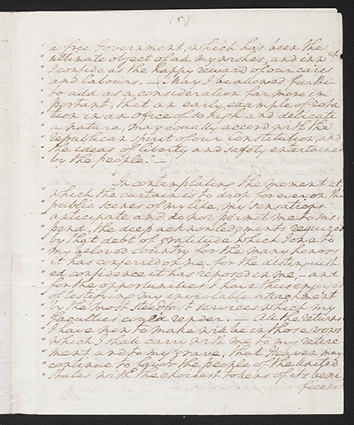 First draft of farewell address : manuscript, 1796 May 15 thumbnail page 5