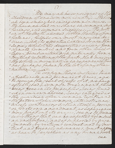 First draft of farewell address : manuscript, 1796 May 15 thumbnail page 7