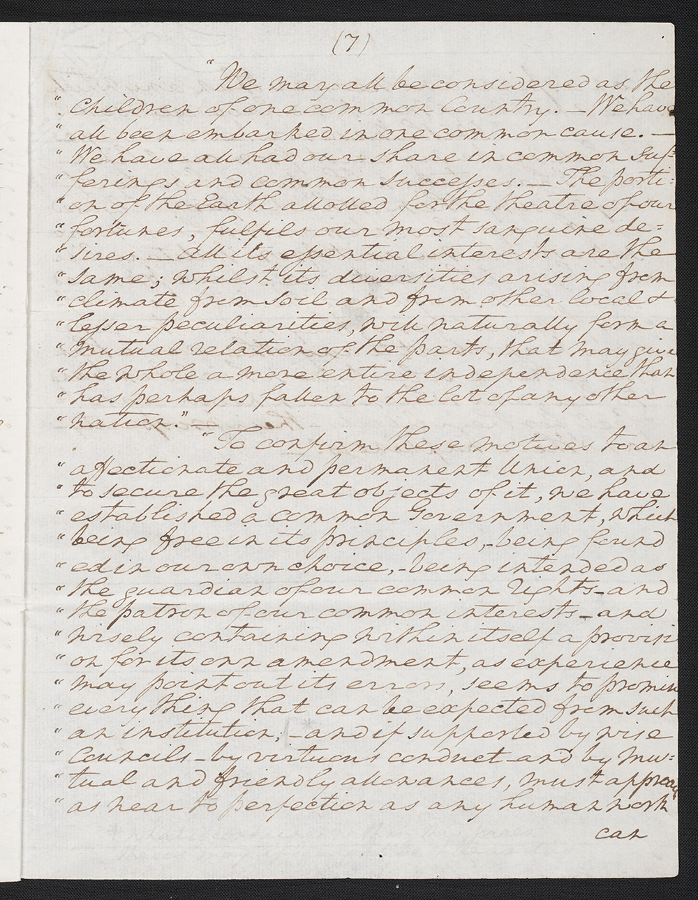 First draft of farewell address : manuscript, 1796 May 15 page 7