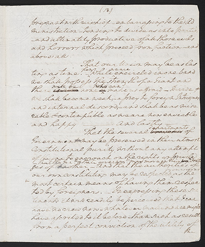First draft of farewell address : manuscript, 1796 May 15 thumbnail page 13