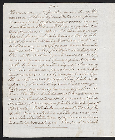 First draft of farewell address : manuscript, 1796 May 15 thumbnail page 14