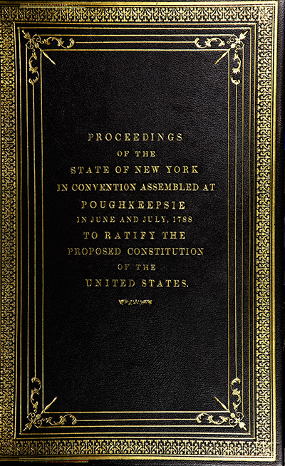 Journal of the Proceedings of the Poughkeepsie Convention thumbnail page 1