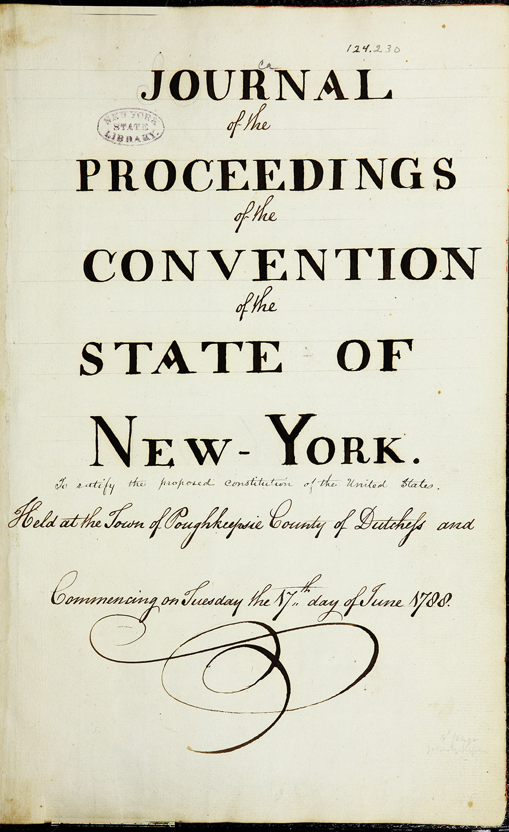 Journal of the Proceedings of the Poughkeepsie Convention page 2