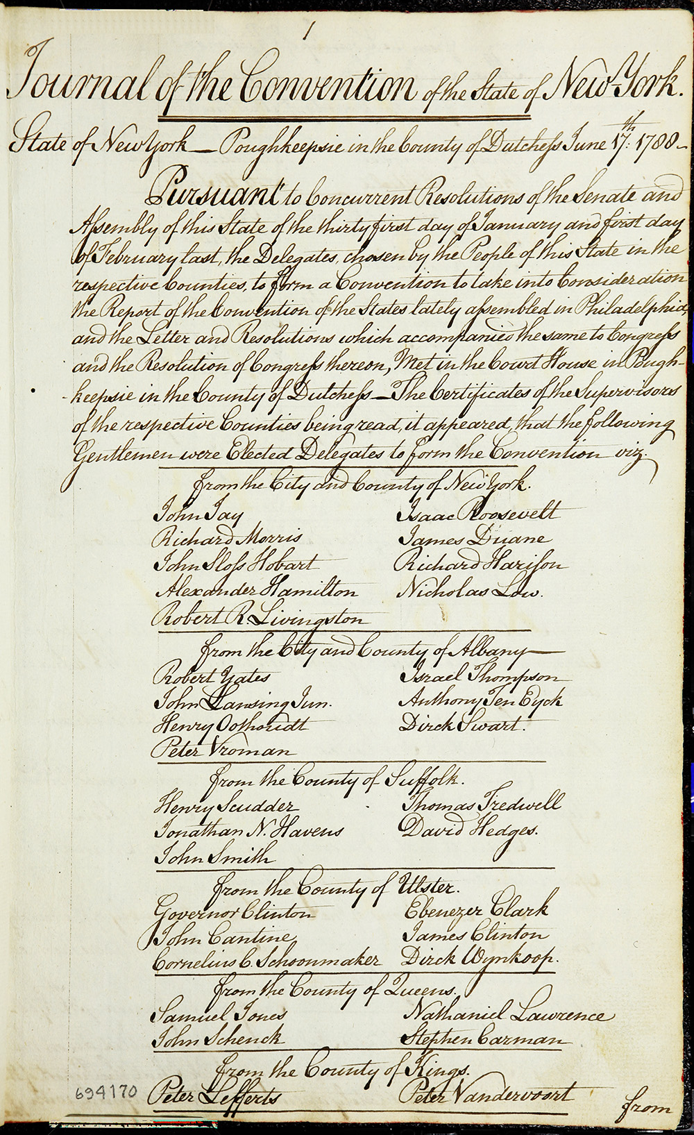 Journal of the Proceedings of the Poughkeepsie Convention page 3