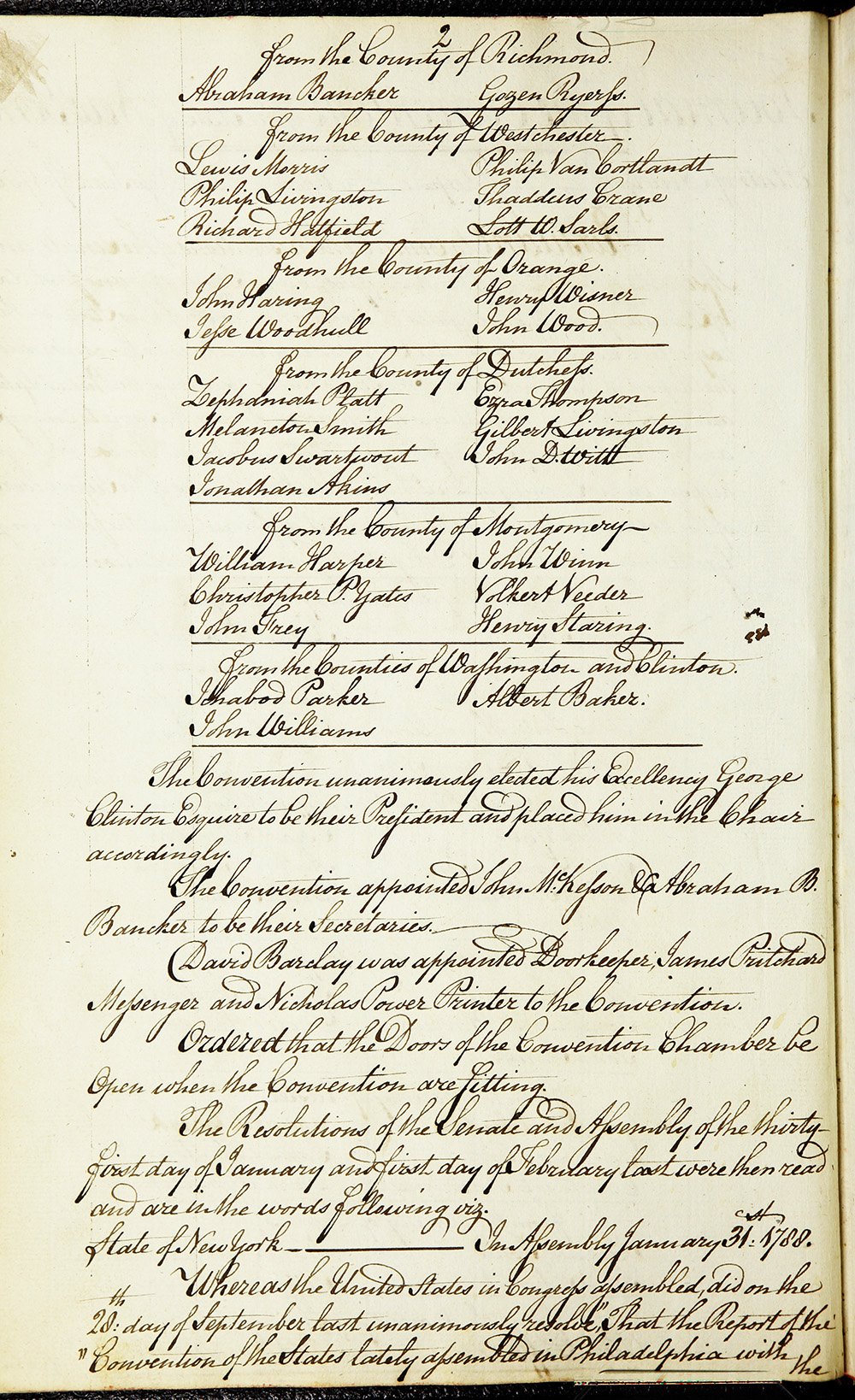 Journal of the Proceedings of the Poughkeepsie Convention page 4