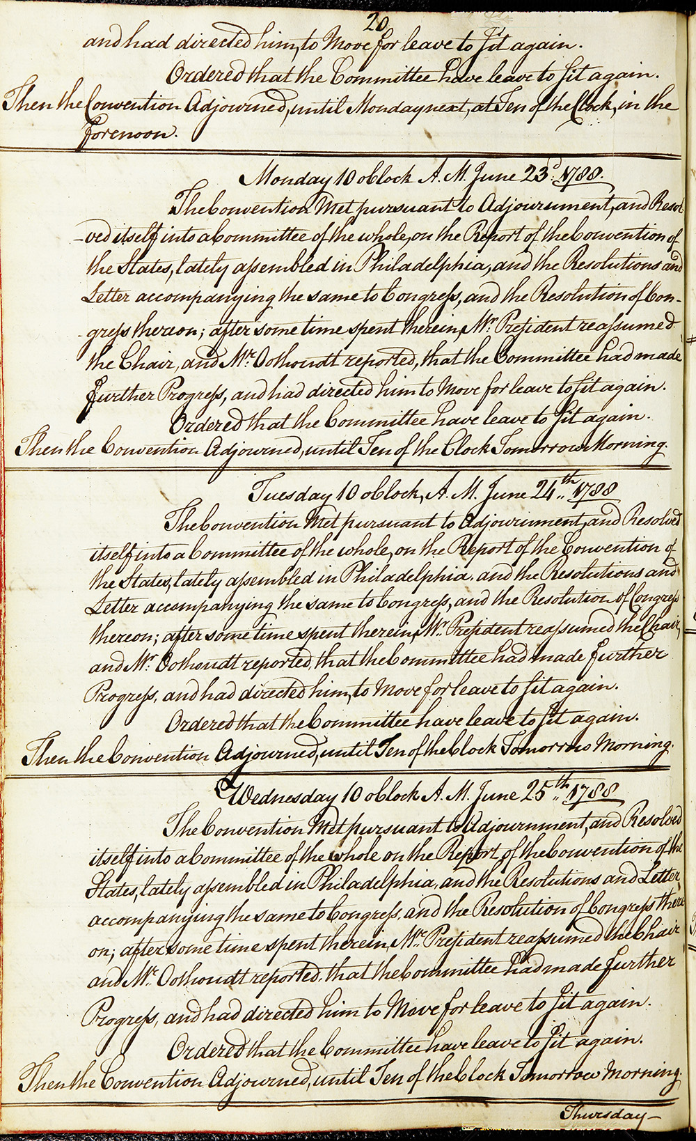 Journal of the Proceedings of the Poughkeepsie Convention page 22