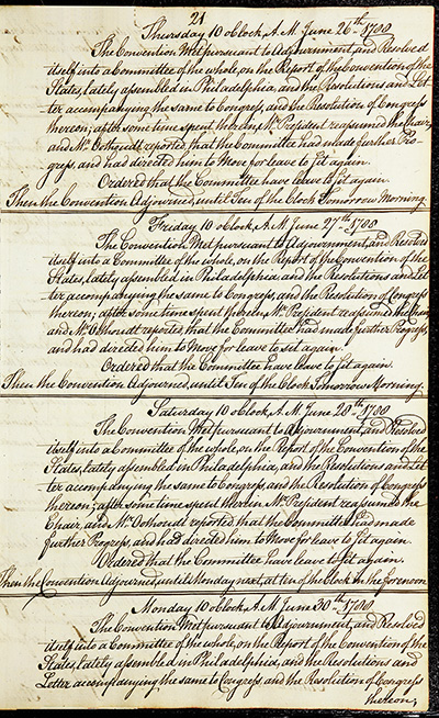Journal of the Proceedings of the Poughkeepsie Convention thumbnail page 23