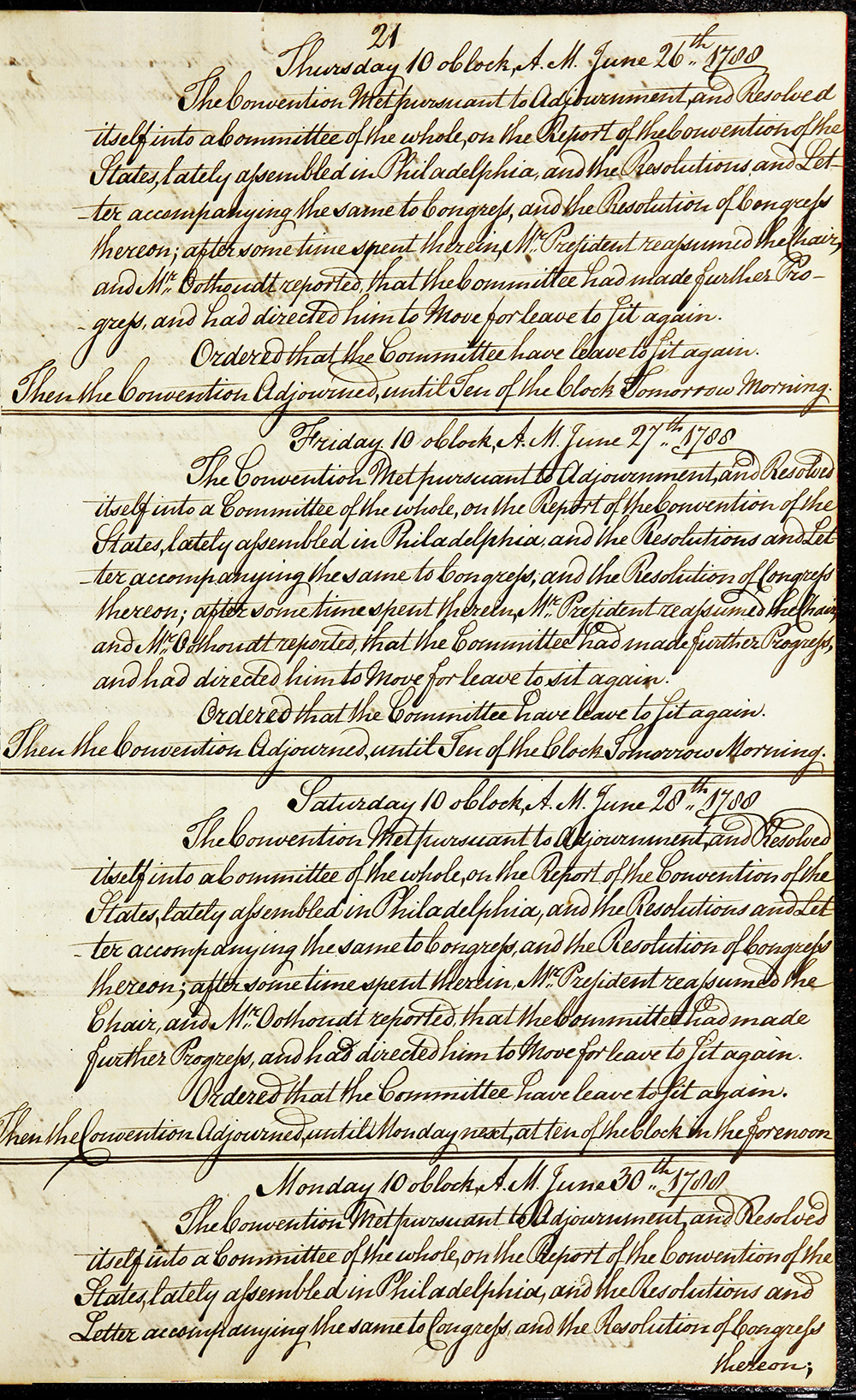 Journal of the Proceedings of the Poughkeepsie Convention page 23