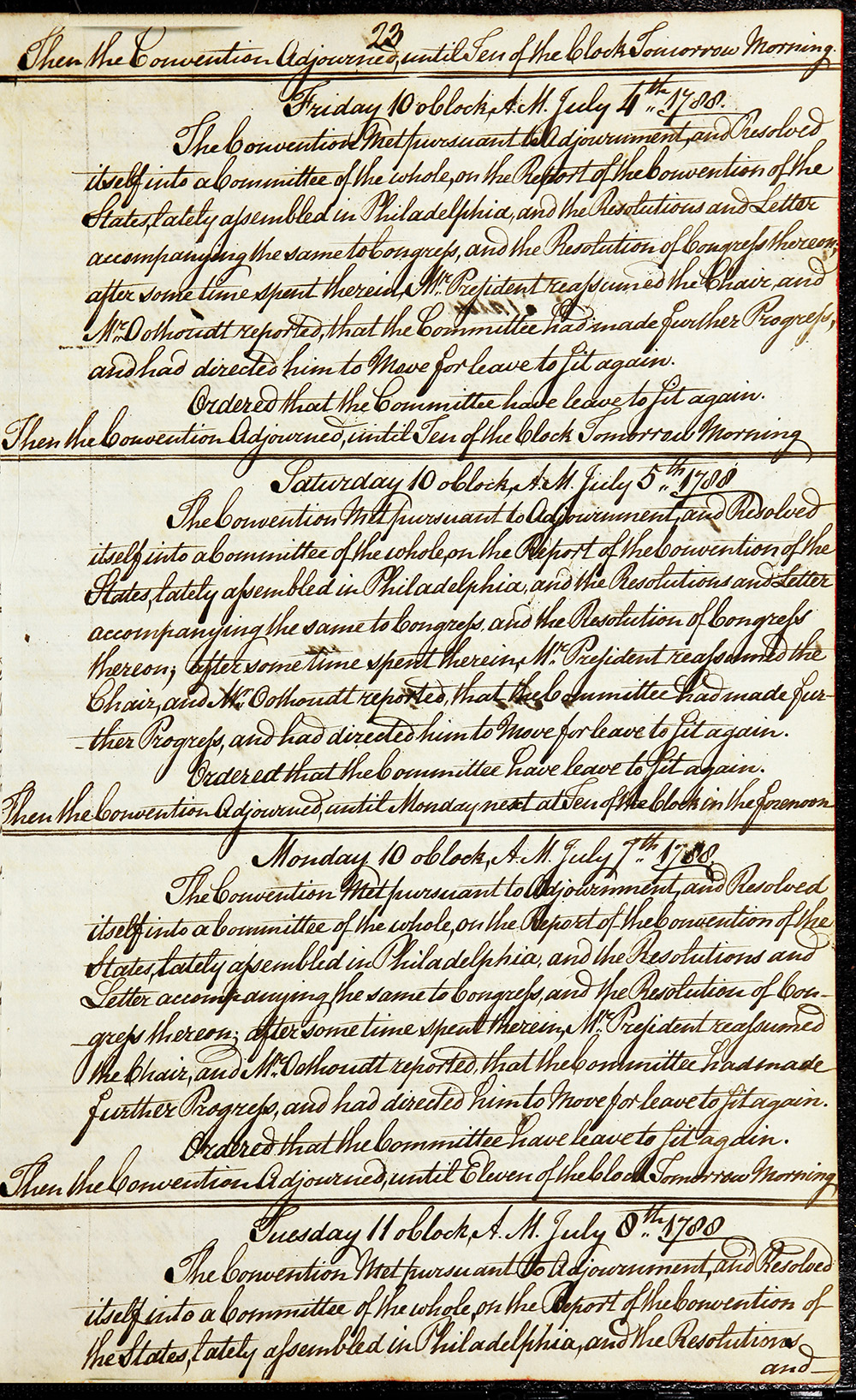 Journal of the Proceedings of the Poughkeepsie Convention page 25