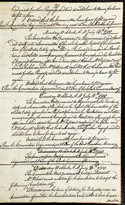 Journal of the Proceedings of the Poughkeepsie Convention thumbnail page 27