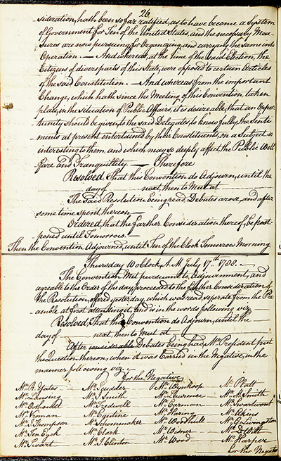 Journal of the Proceedings of the Poughkeepsie Convention thumbnail page 28