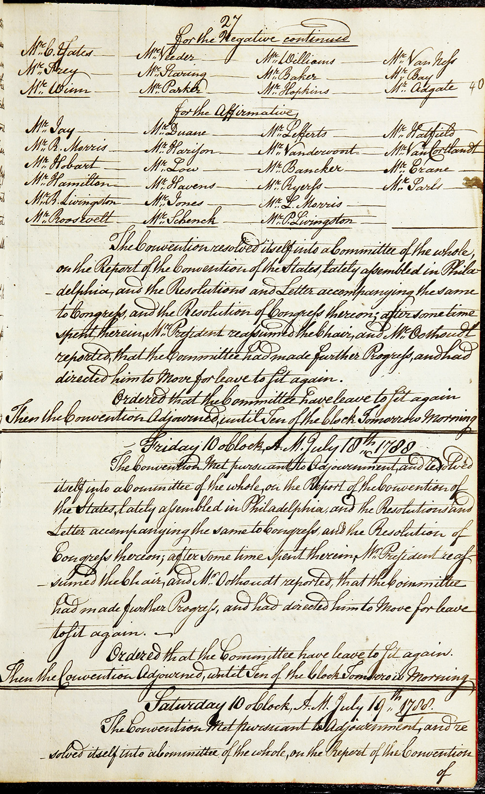 Journal of the Proceedings of the Poughkeepsie Convention page 29
