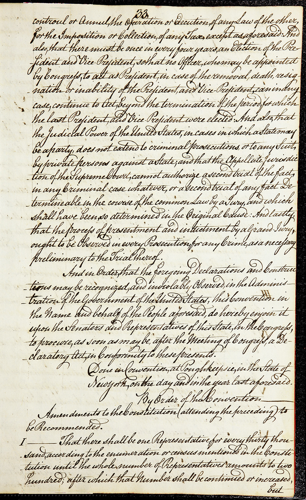 Journal of the Proceedings of the Poughkeepsie Convention page 35