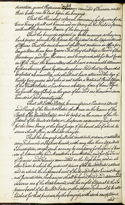 Journal of the Proceedings of the Poughkeepsie Convention thumbnail page 46