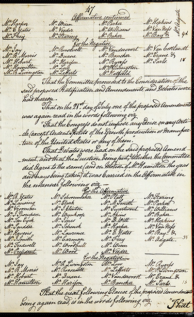 Journal of the Proceedings of the Poughkeepsie Convention thumbnail page 49