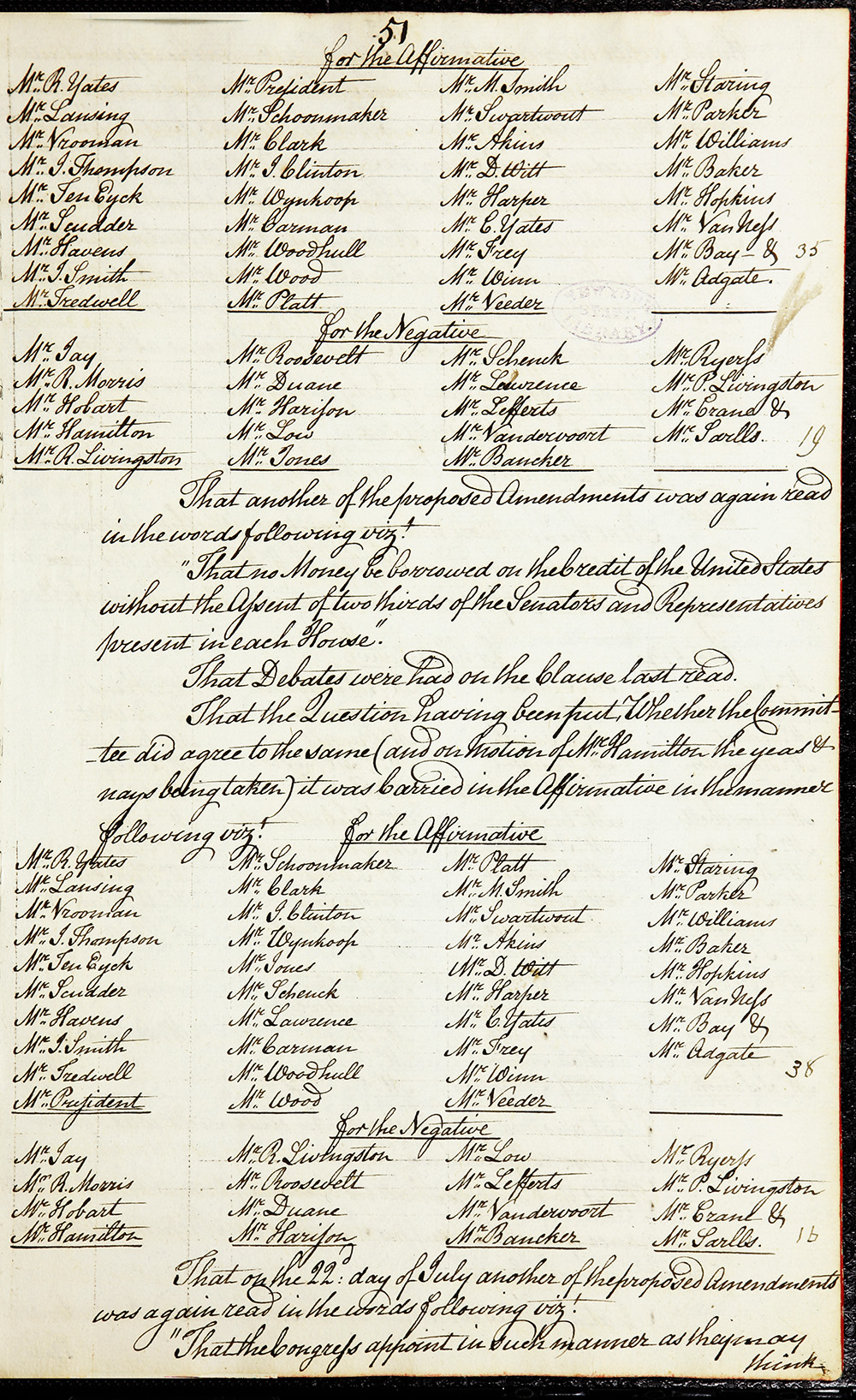 Journal of the Proceedings of the Poughkeepsie Convention page 53