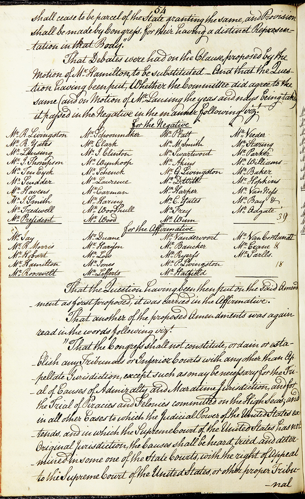 Journal of the Proceedings of the Poughkeepsie Convention page 56