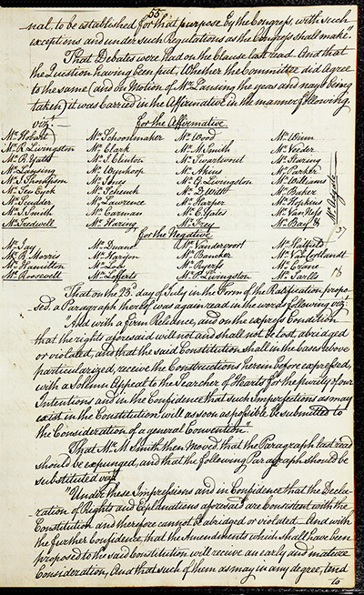 Journal of the Proceedings of the Poughkeepsie Convention thumbnail page 57