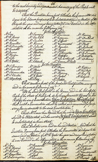 Journal of the Proceedings of the Poughkeepsie Convention thumbnail page 58