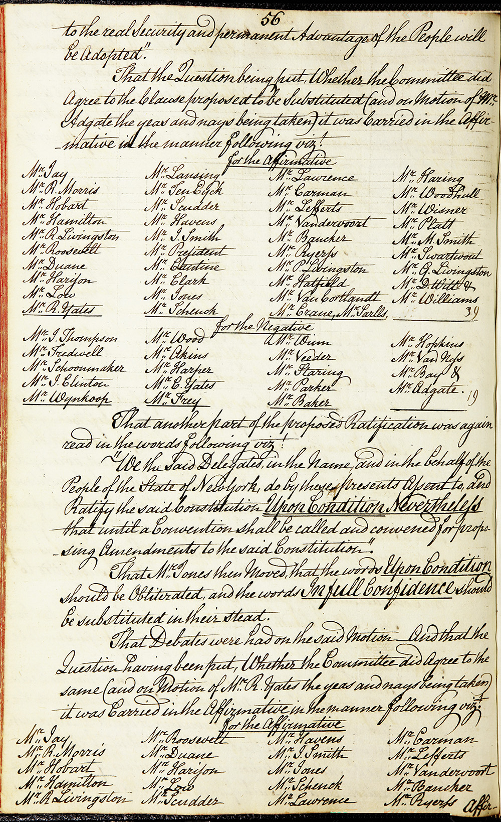 Journal of the Proceedings of the Poughkeepsie Convention page 58