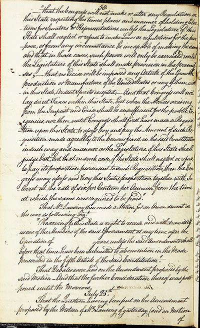 Journal of the Proceedings of the Poughkeepsie Convention thumbnail page 60