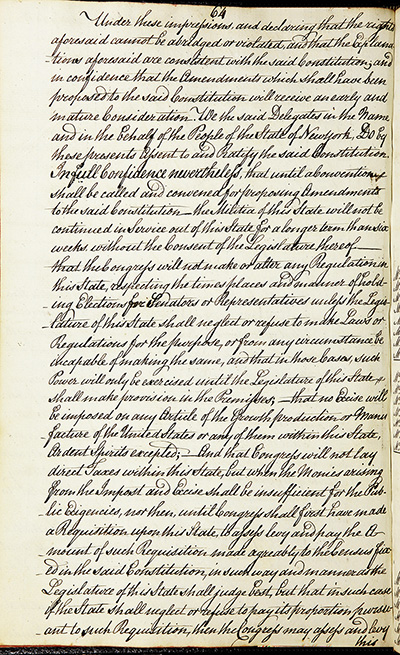 Journal of the Proceedings of the Poughkeepsie Convention thumbnail page 66
