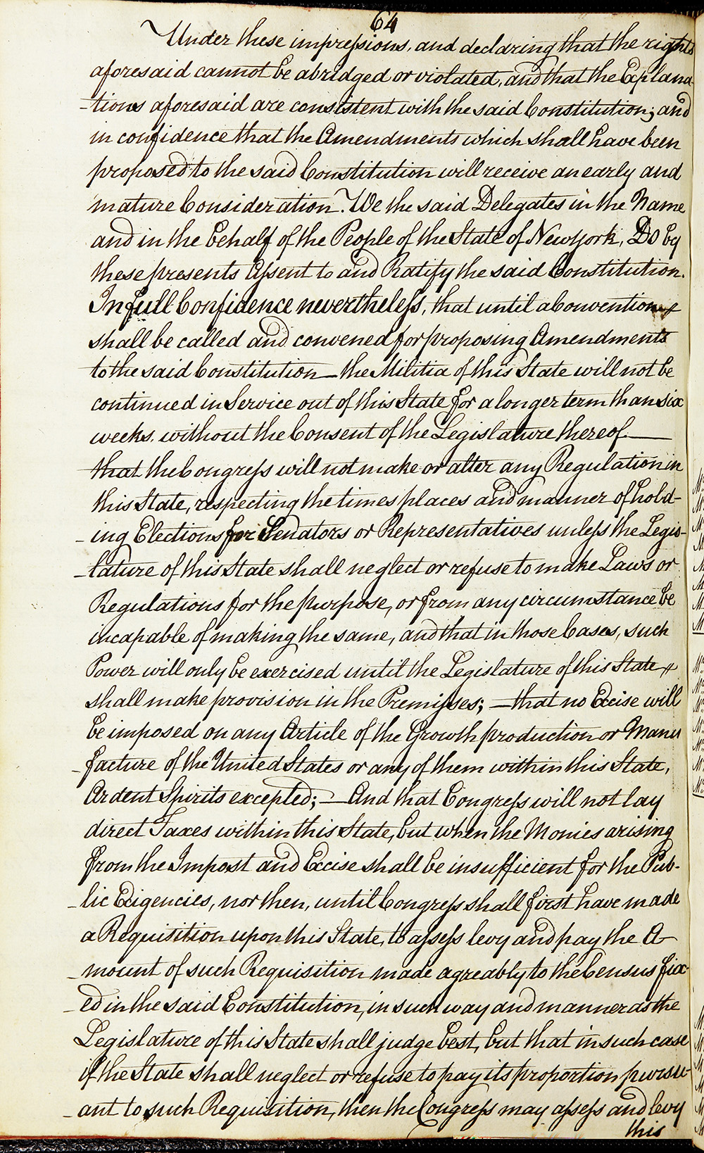 Journal of the Proceedings of the Poughkeepsie Convention page 66