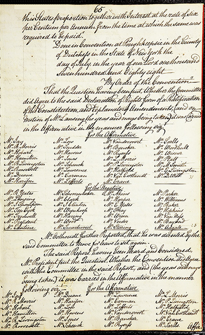 Journal of the Proceedings of the Poughkeepsie Convention thumbnail page 67