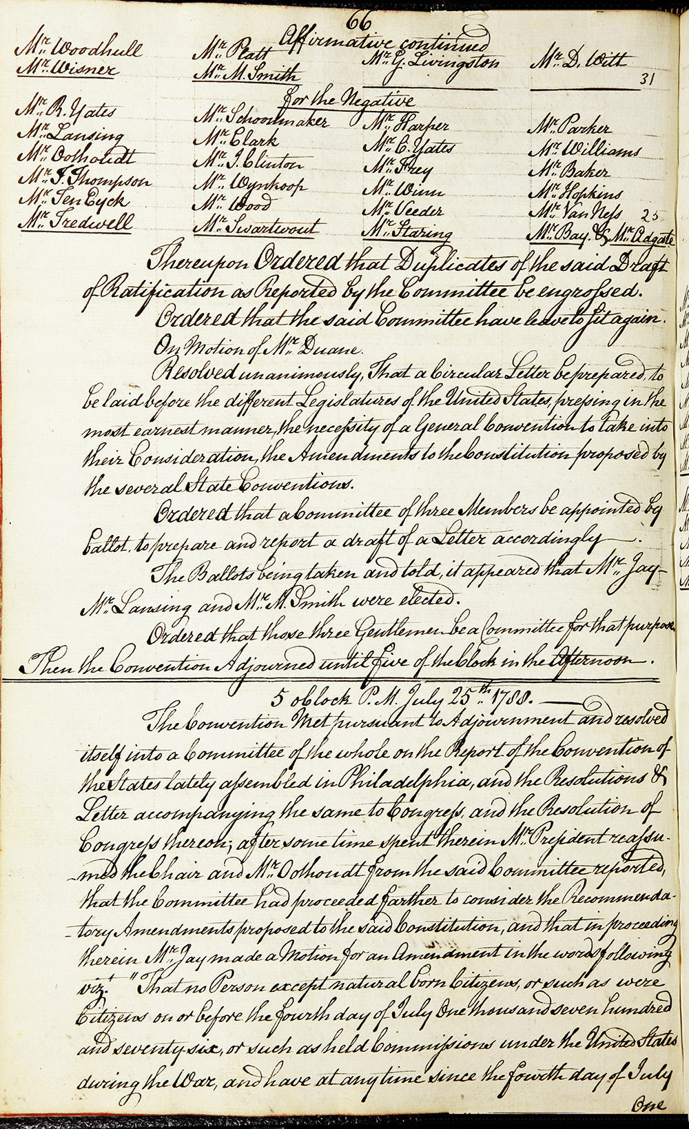 Journal of the Proceedings of the Poughkeepsie Convention page 68