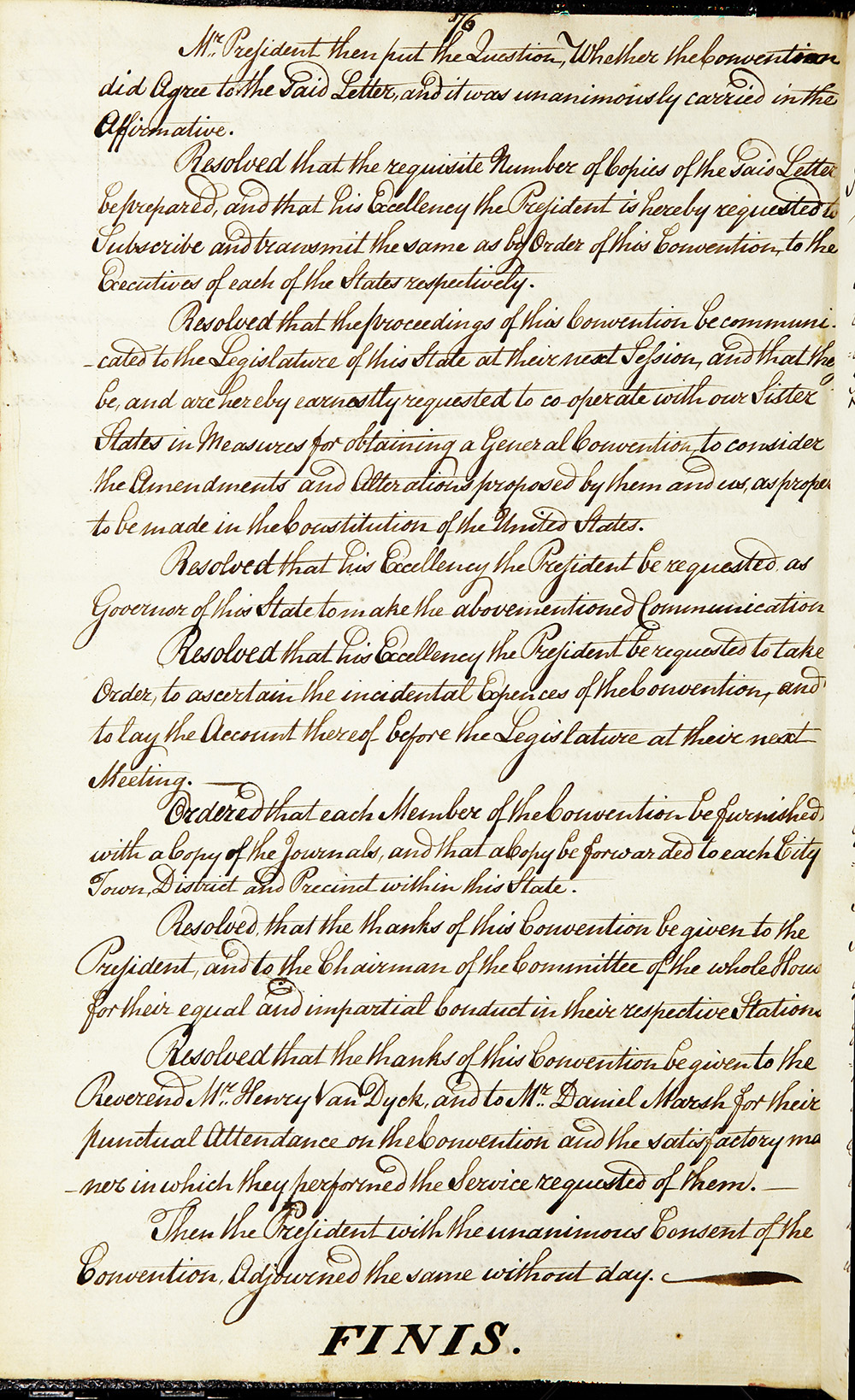 Journal of the Proceedings of the Poughkeepsie Convention page 78