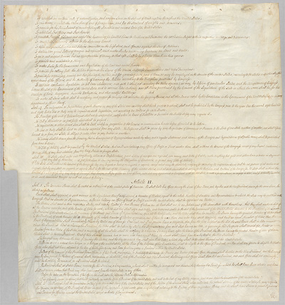 Load Engrossed Copy of the United States Constitution, 1788 in Main Document Viewer