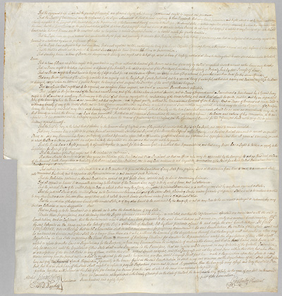 Load Engrossed Copy of the United States Constitution, 1788 in Main Document Viewer