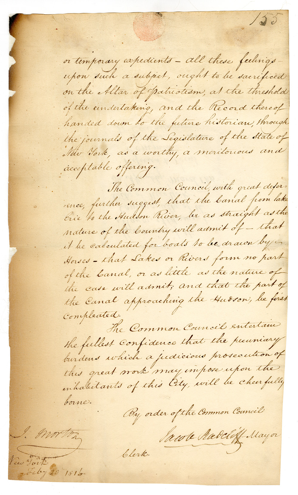 Memorial of the Mayor, Aldermen and Commonalty of the City of New York relative to canals page 3