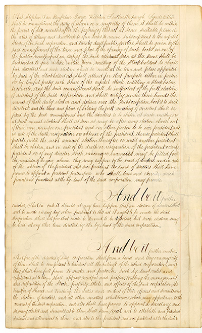 Load An Act to Incorporate the Mohawk and Hudson Rail Road Company in Main Document Viewer
