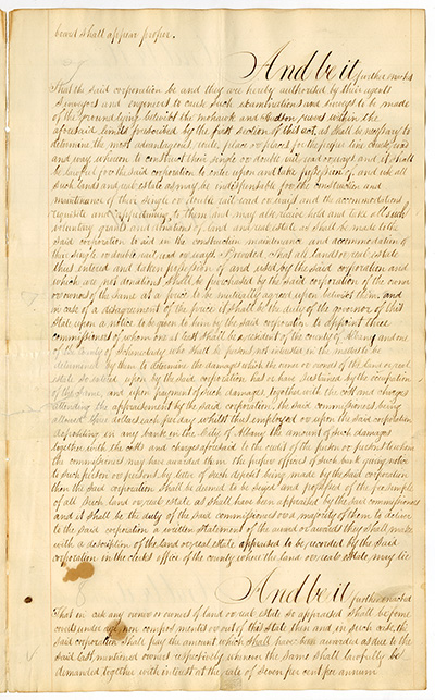 Load An Act to Incorporate the Mohawk and Hudson Rail Road Company in Main Document Viewer