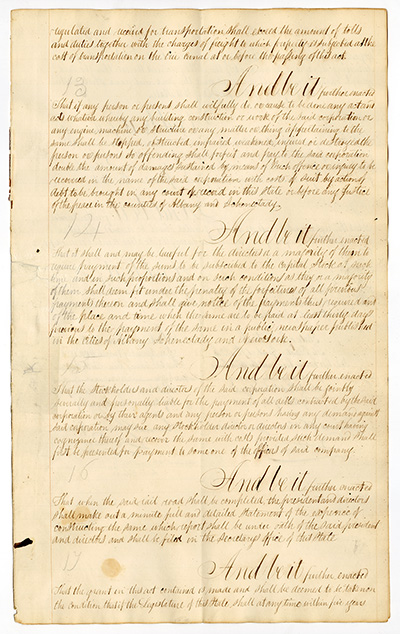 Load An Act to Incorporate the Mohawk and Hudson Rail Road Company in Main Document Viewer
