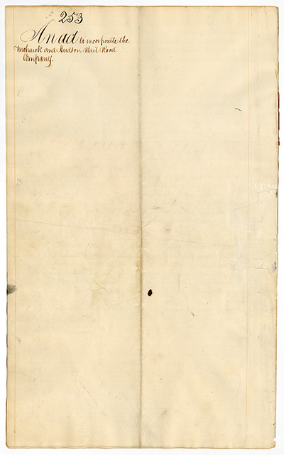 Load An Act to Incorporate the Mohawk and Hudson Rail Road Company in Main Document Viewer