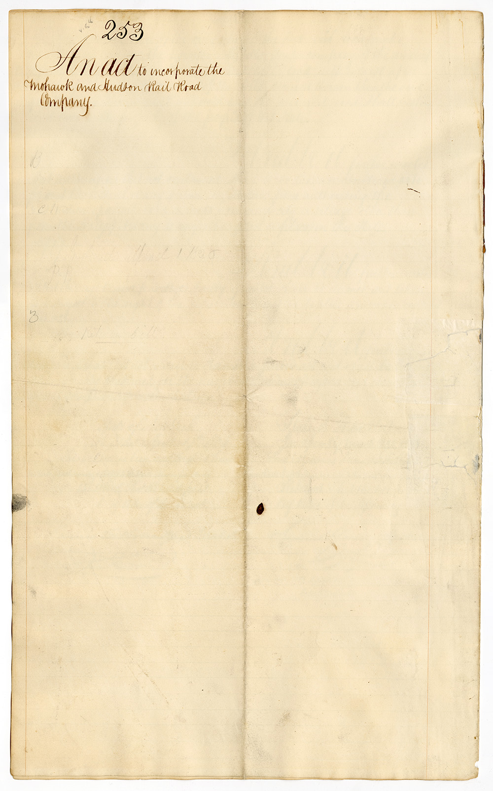 An Act to Incorporate the Mohawk and Hudson Rail Road Company page 7
