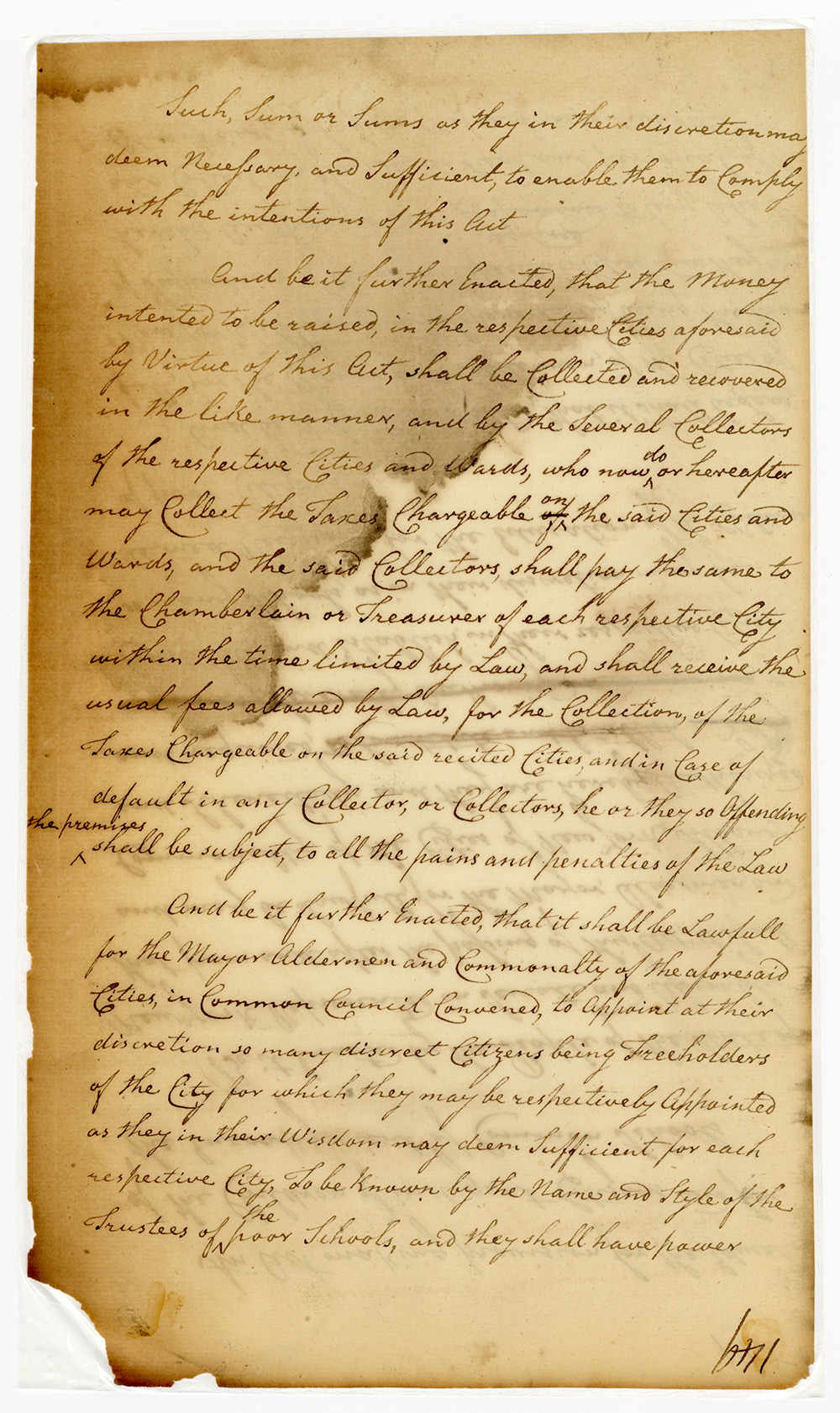 Petition supporting educational opportunity for the poor page 2
