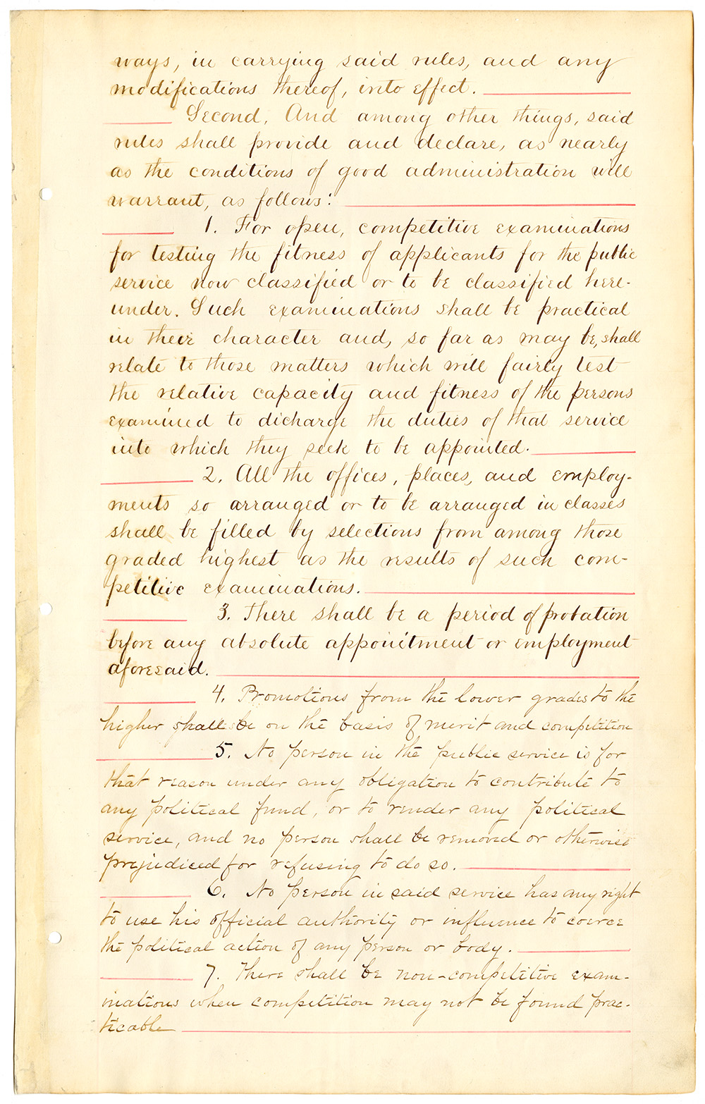 An Act to Regulate and Improve the Civil Service of the State of New York page 2